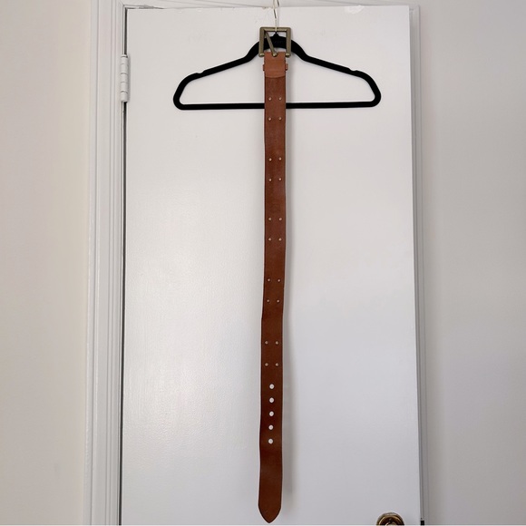 Linea Pelle Brown Leather Belt main image 4